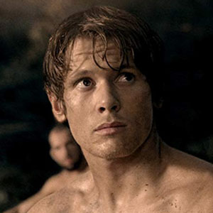 Jack O'Connell as Calisto in 300: Rise of an Empire