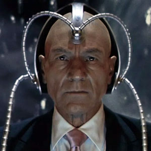 Patrick Stewart as Professor X in X-Men 2