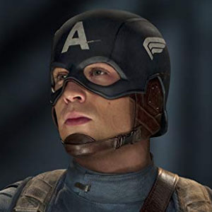 Chris Evans as Steve Rogers/Captain America in Captain America: The First Avenger