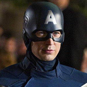 Chris Evans as Steve Rogers/Captain America in The Avengers