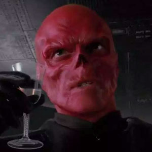 Hugo Weaving as The Red Skull in Captain America: The First Avenger