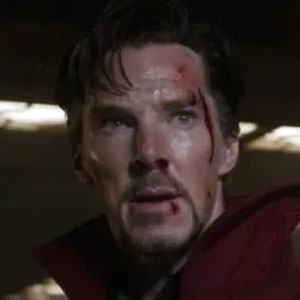 Benedict Cumberbatch as Dr. Stephen Strange in Doctor Strange