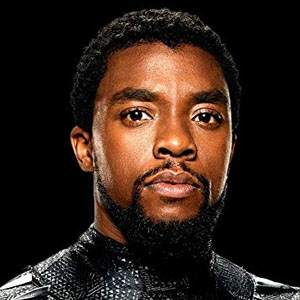 Chadwick Boseman as T'Challa/Black Panther in Black Panther