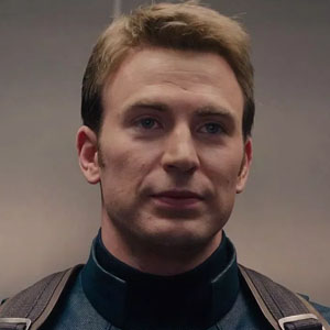 Chris Evans as Captain America in Avengers: Age of Ultron