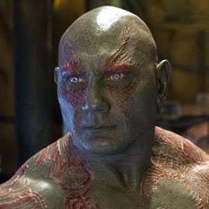 Dave Bautista as Drax in Guardians of the Galaxy, Vol. 2