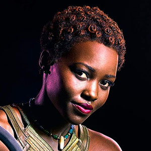 Lupita Nyong'o as Nakia in Black Panther