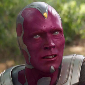 Paul Bettany as Vision in Avengers: Infinity War