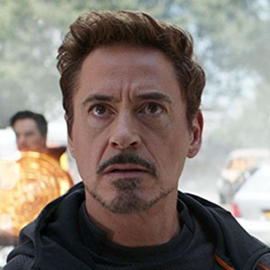 Robert Downey Jr. as Tony Stark/Iron Man in Avengers: Infinity War