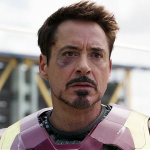 Robert Downey Jr. as Tony Stark/Iron Man in Captain America: Civil War