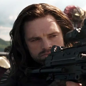 Sebastian Stan as Bucky Barners/Winter Soldier in Avengers: Infinity War