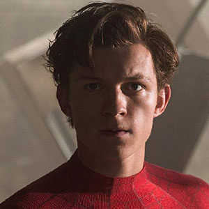 Tom Holland as Peter Parker/Spider-Man in Spider-Man: Homecoming