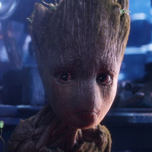 Vin Diesel as Groot in Avengers: Infinity War