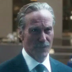 William Hurt as Secretary of State Thaddeus Ross in Avengers: Infinity War