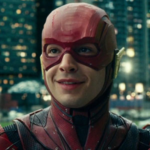 Ezra Miller as Flash/Barry Allen in Justice League