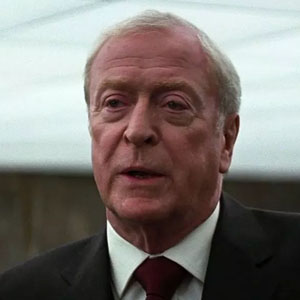 Michael Caine as Alfred in The Dark Knight