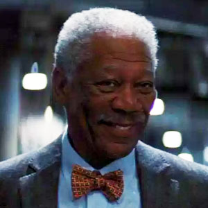Morgan Freeman as Fox in The Dark Knight Rises