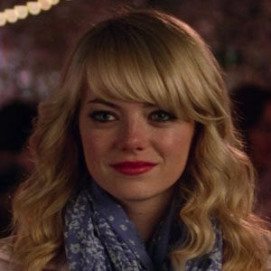 Emma Stone as Gwen Stacy in The Amazing Spider-Man 2
