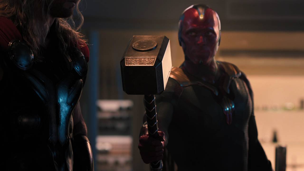 Avengers: Age of Ultron - Vision Lift The Hammer Scene