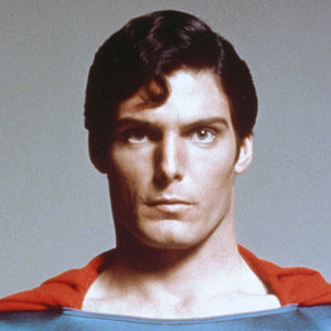 Christopher Reeve as Superman/Clark Kent in Superman