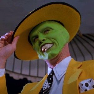 Jim Carrey as Stanley Ipkiss/The Mask in The Mask